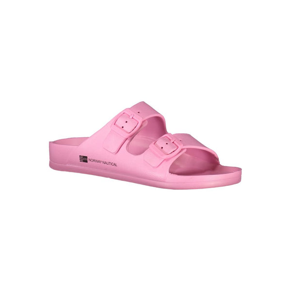 Rosa Plastik Damen Sandale