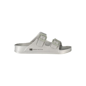 Graue Plastik Damen Sandale