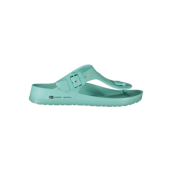 Blaue Plastik Damen Sandale