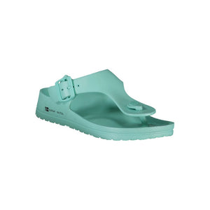 Blaue Plastik Damen Sandale