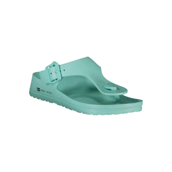 Blaue Plastik Damen Sandale