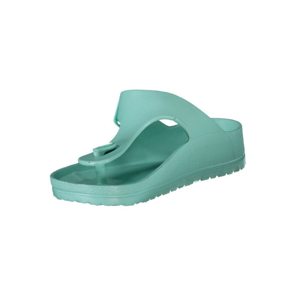Blaue Plastik Damen Sandale