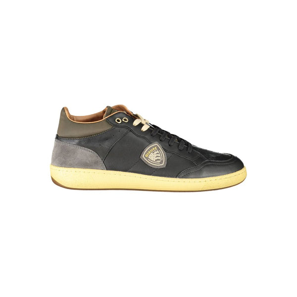 Schwarzer Polyester Sneaker
