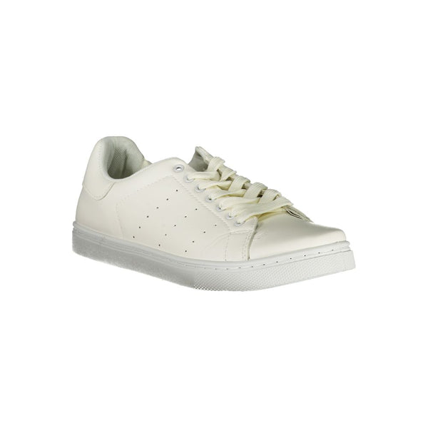 Sneaker aus weißem Polyester