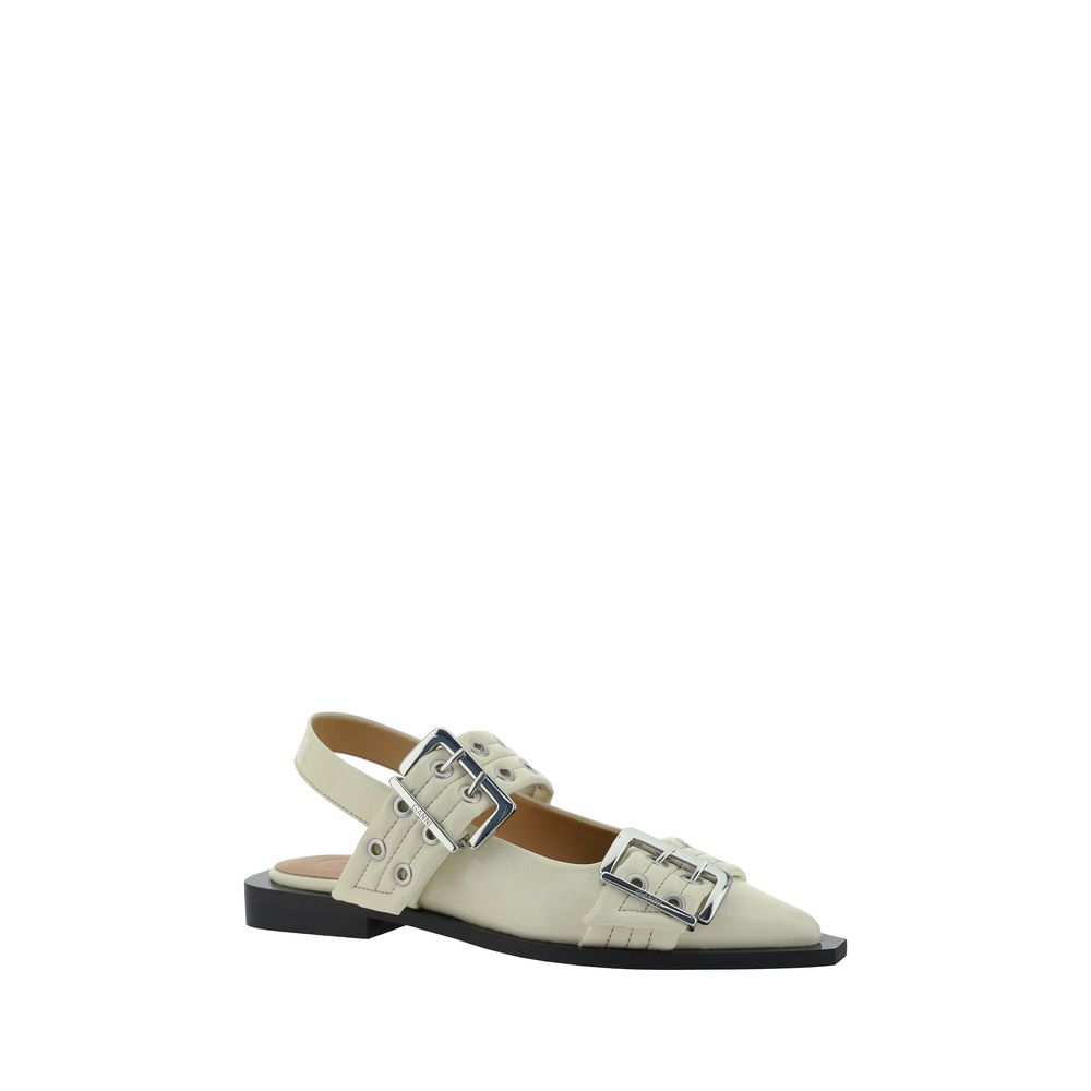 Weiße Polyethylen-Ballettschuhe