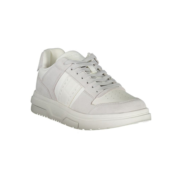 Sneaker aus weißem Polyester