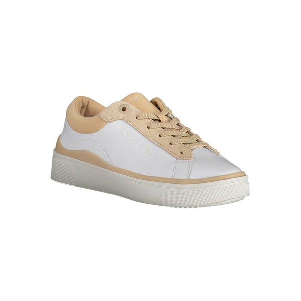 Sneaker aus weißem Polyester