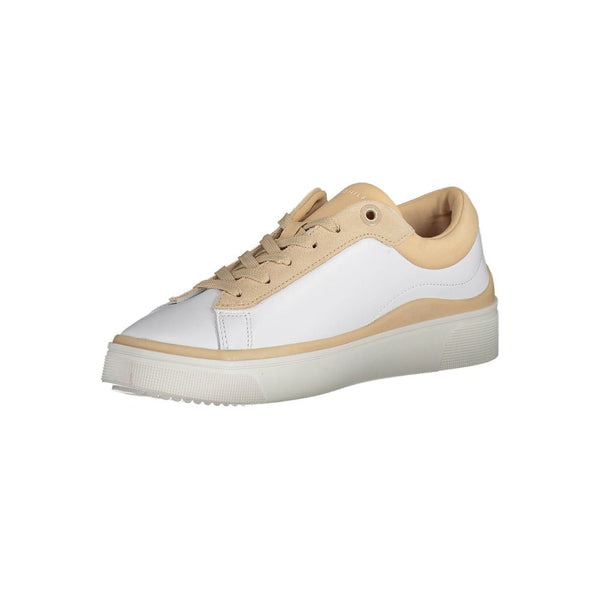 Sneaker aus weißem Polyester