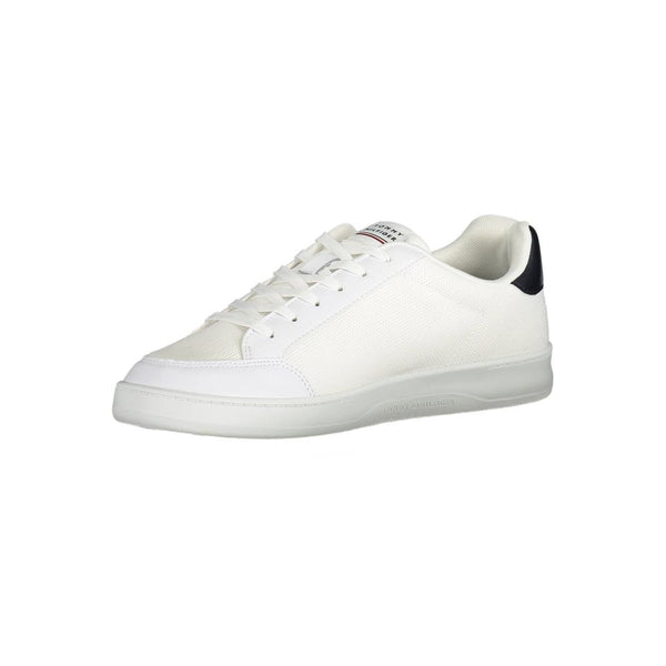 Sneaker aus weißem Polyester