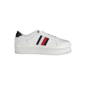 Sneaker aus weißem Polyester