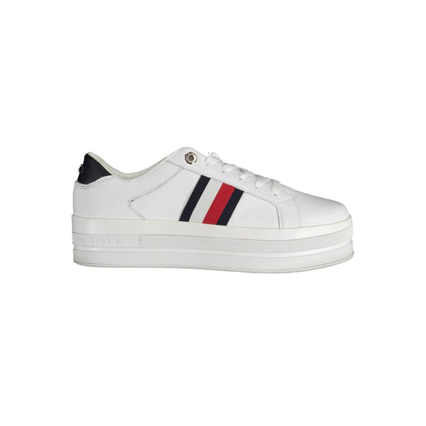 Sneaker aus weißem Polyester