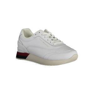 Sneaker aus weißem Polyester