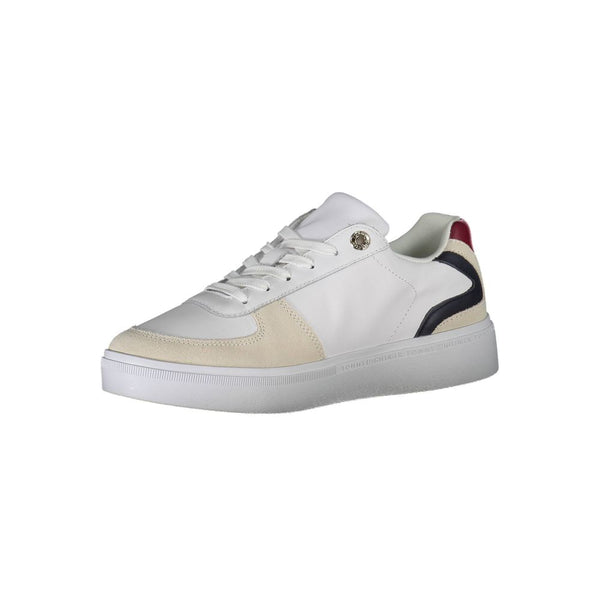 Sneaker aus weißem Polyester