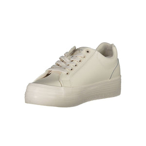 Sneaker aus weißem Polyester
