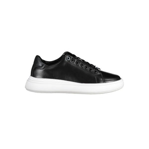 Schwarzer Polyester Sneaker