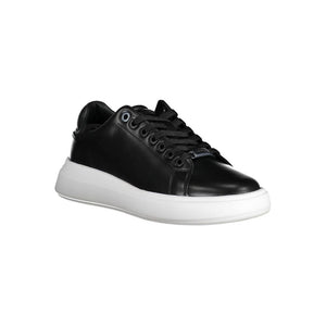 Schwarzer Polyester Sneaker
