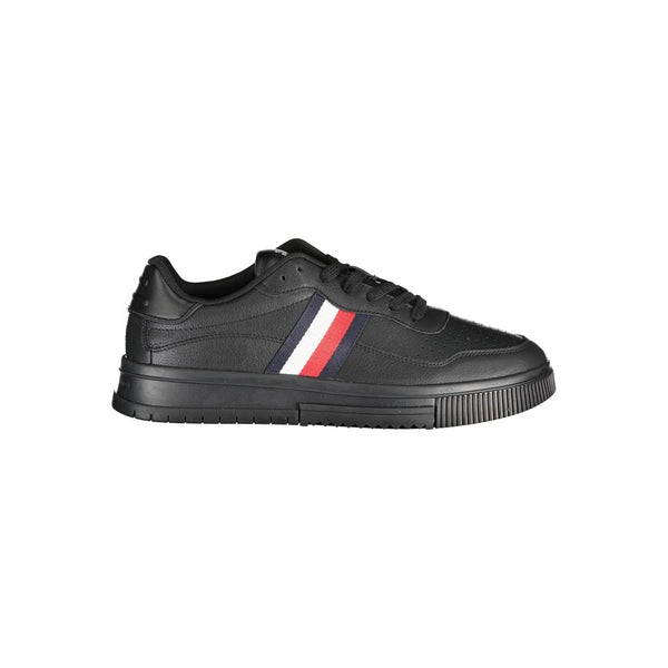 Schwarzer Polyester Sneaker