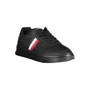 Schwarzer Polyester Sneaker