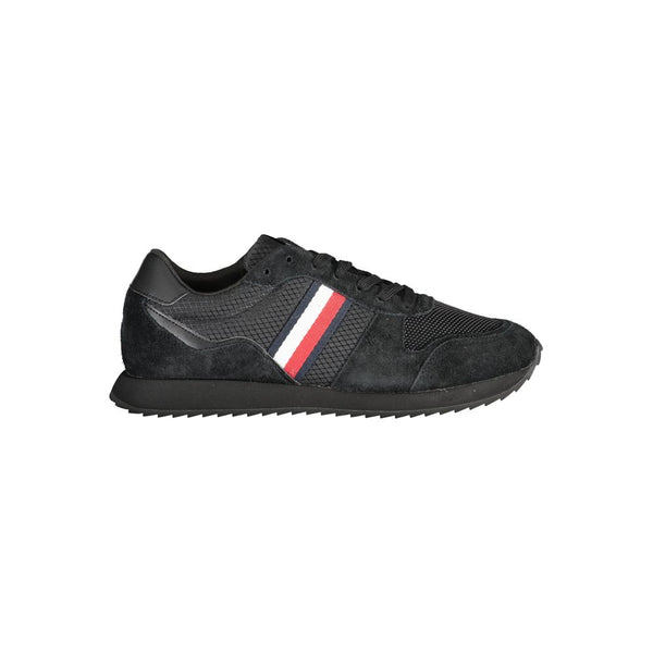 Schwarzer Polyester Sneaker