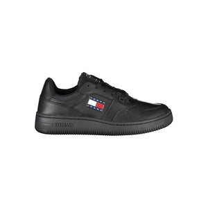 Schwarzer Polyester Sneaker