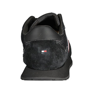 Schwarzer Polyester Sneaker
