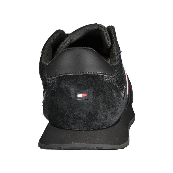 Schwarzer Polyester Sneaker