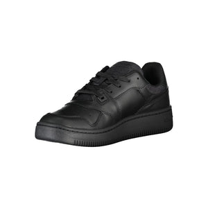 Schwarzer Polyester Sneaker