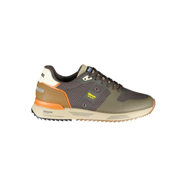 Brauner Polyester Sneaker