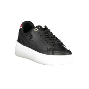 Schwarzer Polyester Sneaker