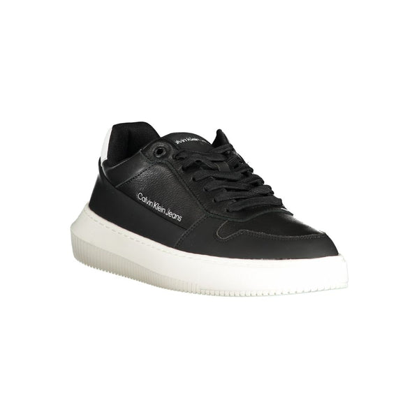 Schwarzer Polyester Sneaker