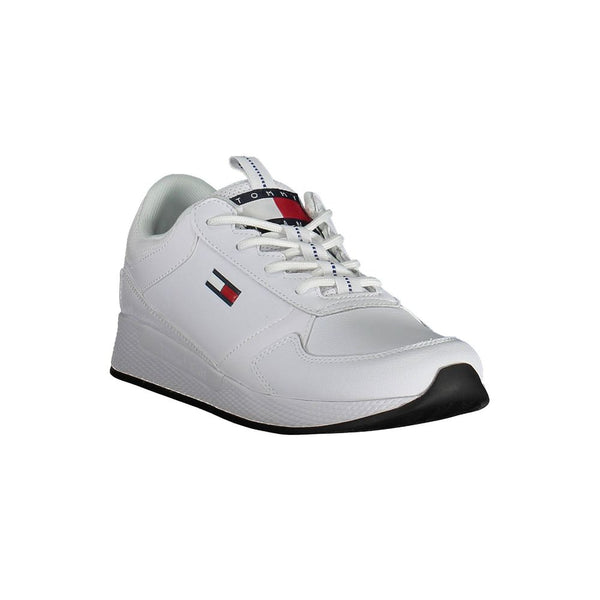 Sneaker aus weißem Polyester