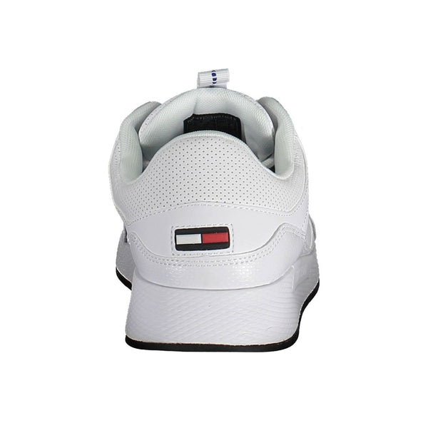Sneaker aus weißem Polyester