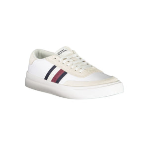 Sneaker aus weißem Polyester