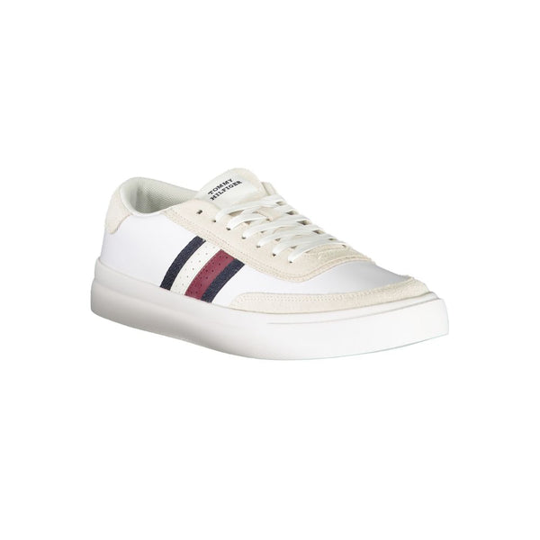 Sneaker aus weißem Polyester