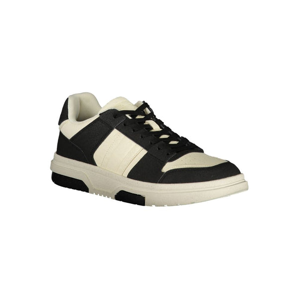 Schwarzer Polyester Sneaker