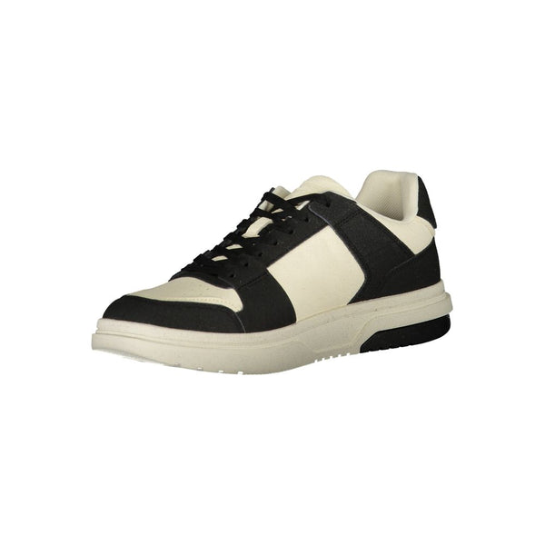 Schwarzer Polyester Sneaker