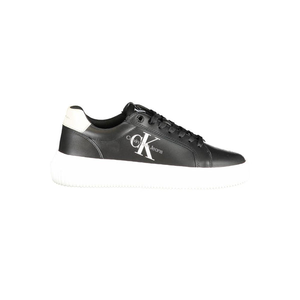 Schwarzer Polyester Sneaker
