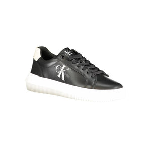 Schwarzer Polyester Sneaker