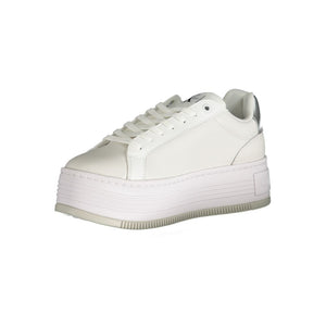Sneaker aus weißem Polyester