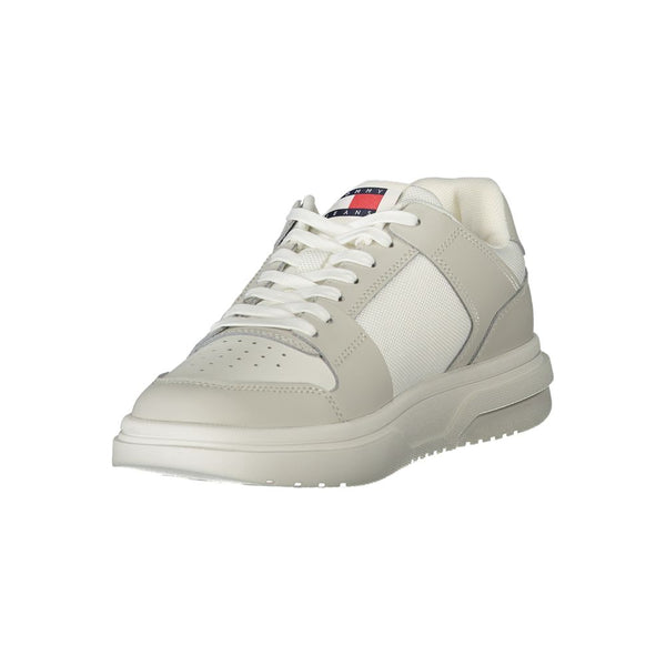 Sneaker aus weißem Polyester