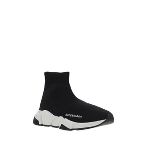 Schwarze Polyester-Sportschuhe