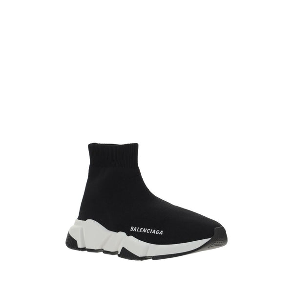 Schwarze Polyester-Sportschuhe