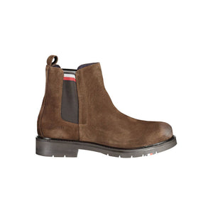 Brauner Leder Herrenstiefel