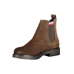 Brauner Leder Herrenstiefel