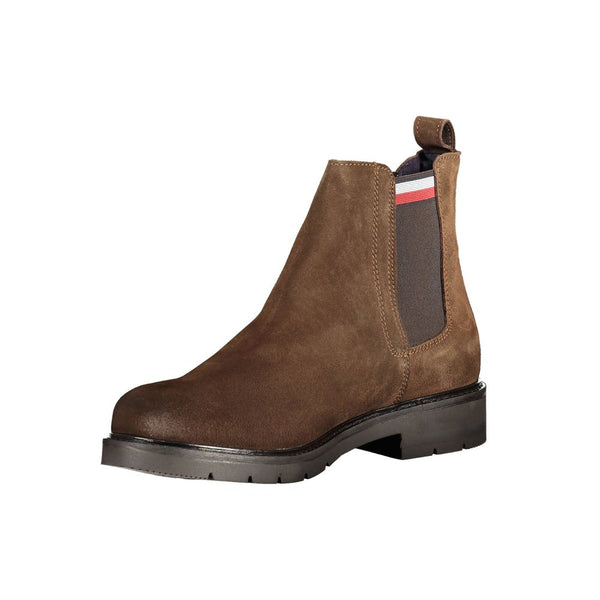 Brauner Leder Herrenstiefel