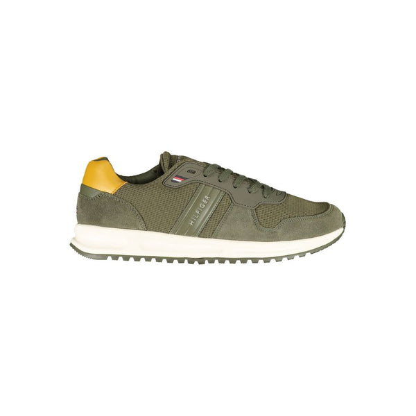 Grüner Polyester Sneaker