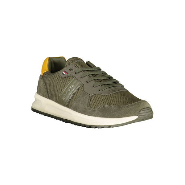 Grüner Polyester Sneaker