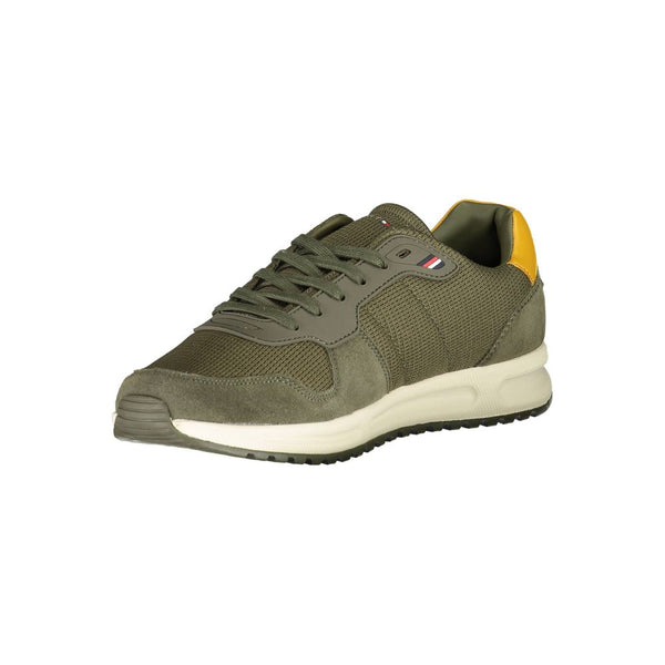Grüner Polyester Sneaker