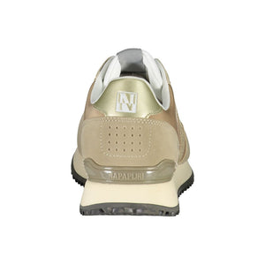 Beige Polyester Sneaker