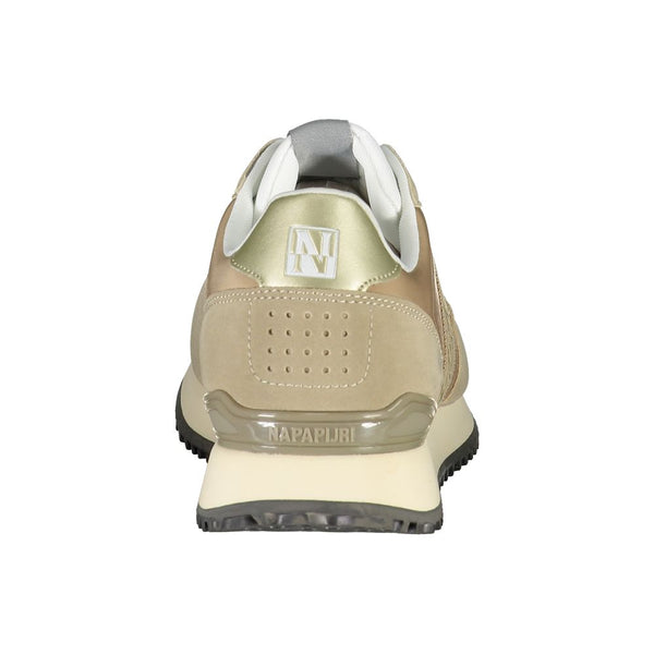 Beige Polyester Sneaker
